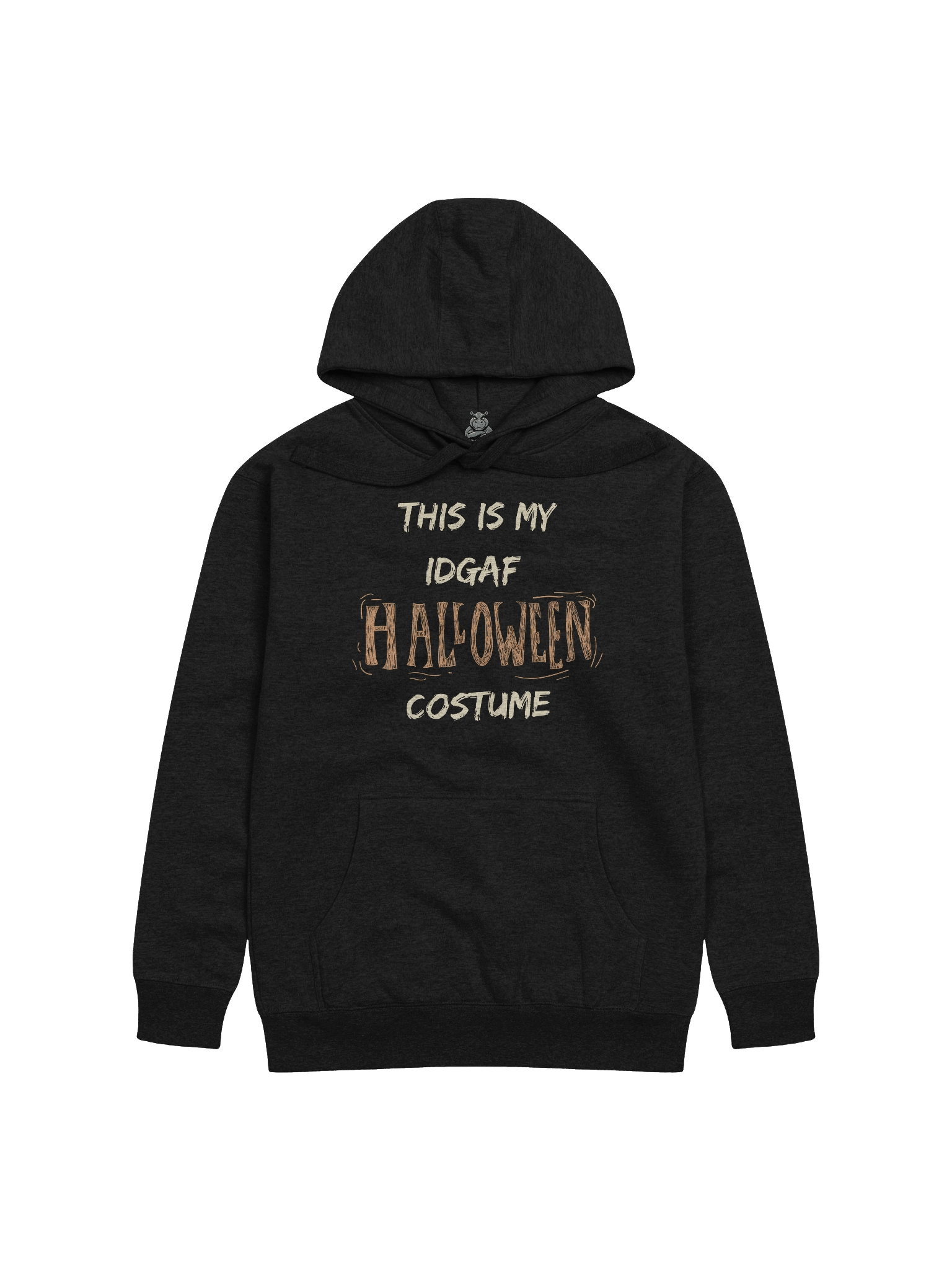 “This Is My IDFAF Costume” Lazy Halloween Costume Hoodie – Funny Sarcastic Hoodie product image (3)