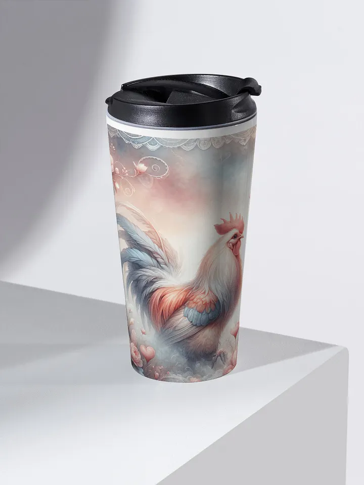 Whimsical Chickens Stainless Steel Travel Mug product image (2)