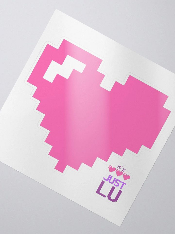 Pixel Heart Sticker product image (2)