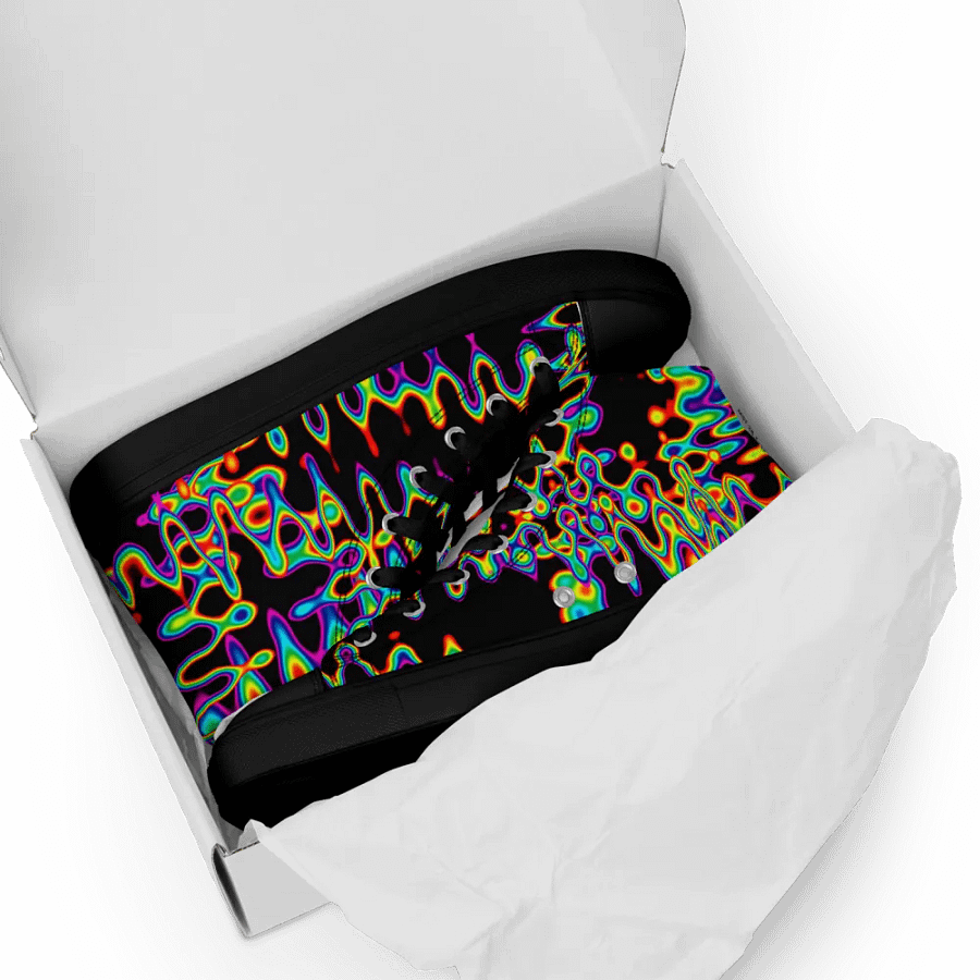 rainbows melt High Top canvas shoes (womens) product image (12)