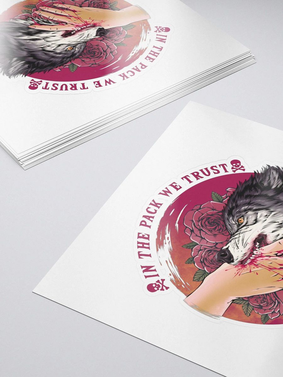 In the Pack We Trust Sticker product image (5)