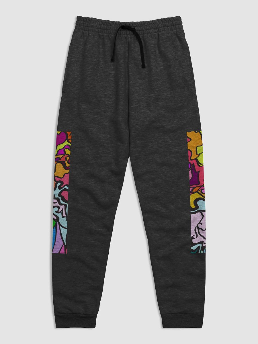 Vibrant Abstract Unisex Joggers - Wave at Sunset product image (6)