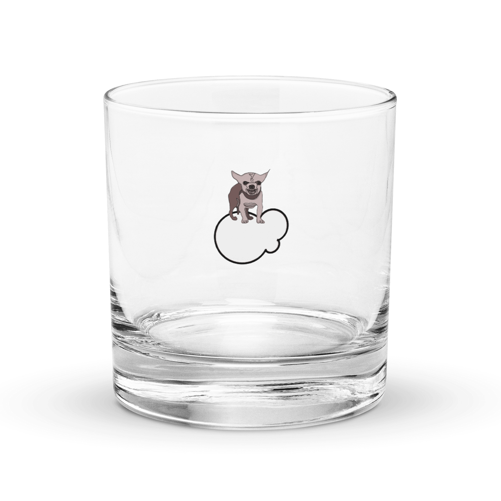 Fierce Chihuahua Rocks Glass product image (1)