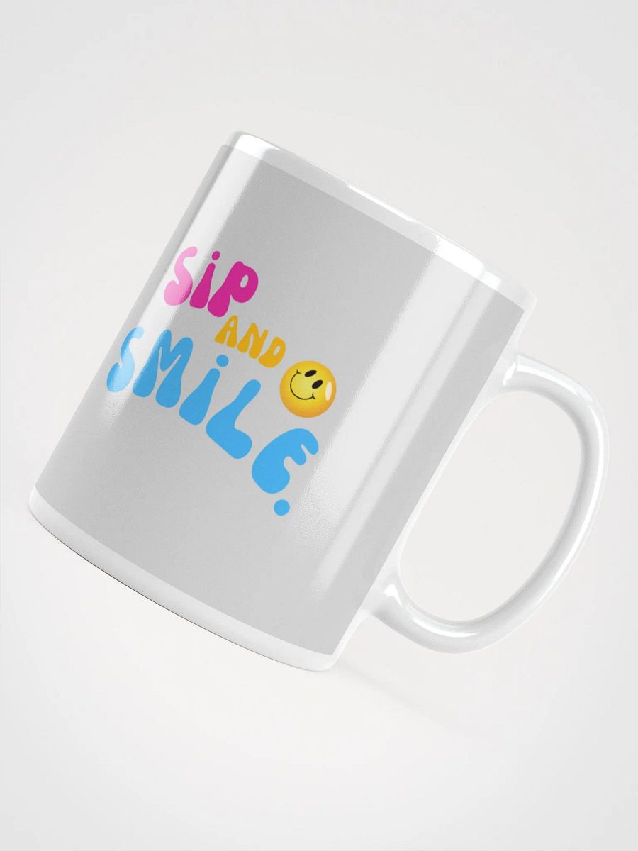 Sip and Smile White Mug product image (4)