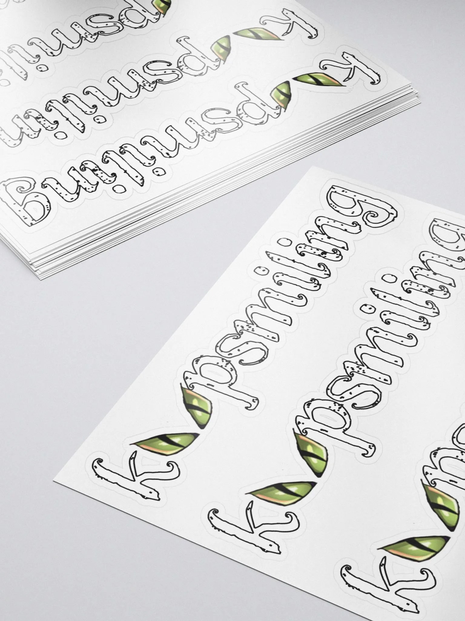 Keep Smiling w/eyes and white text sticker product image (5)