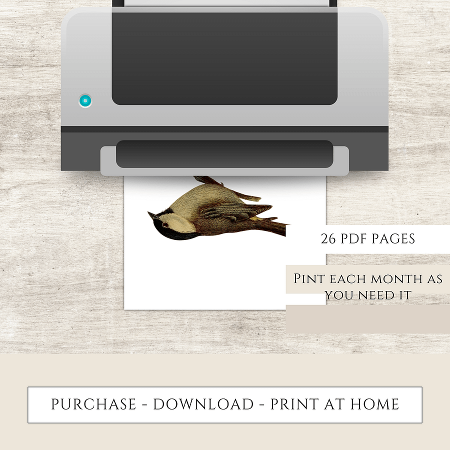 2025-2026 PDF Calendar: American Birds product image (9)