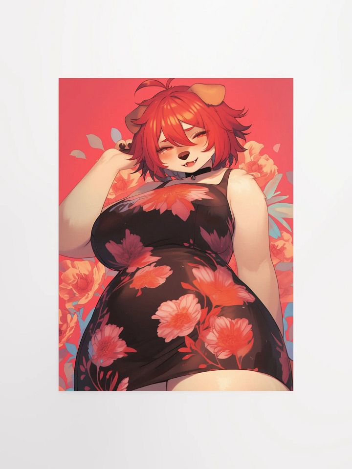 Flirtatious Dog Matte Poster product image (1)