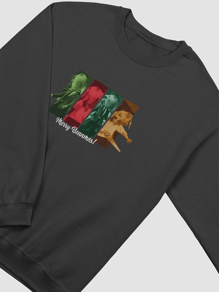 Merry Beanmas Xmas sweatshirt product image (1)