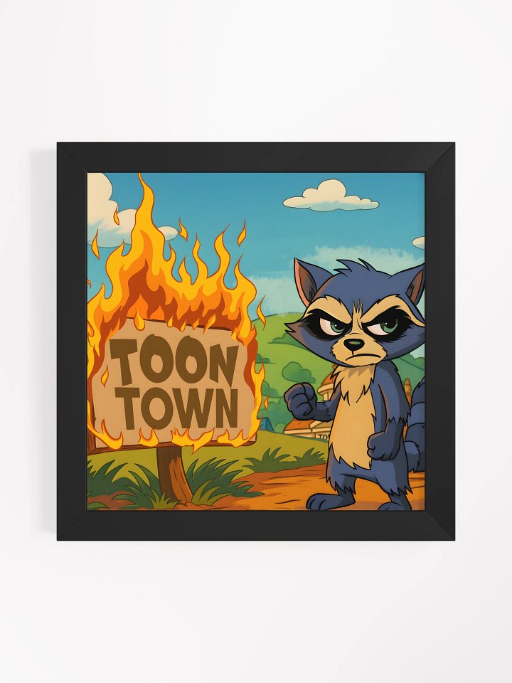 Toontown Burns Framed Poster product image (1)