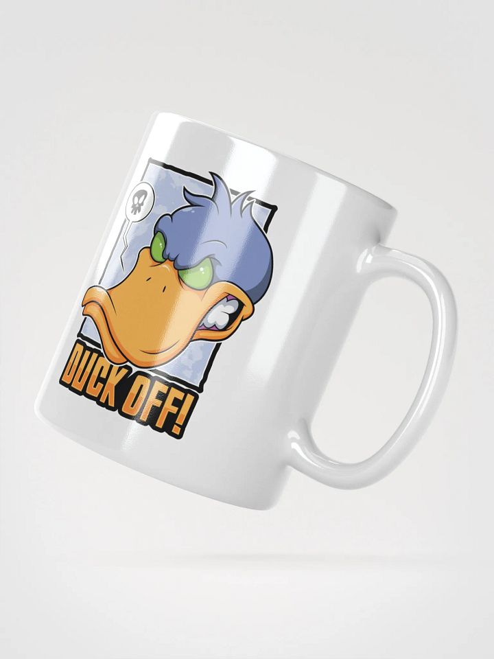 Duck Off Mug – Funny Cartoon Duck Coffee Cup product image (2)