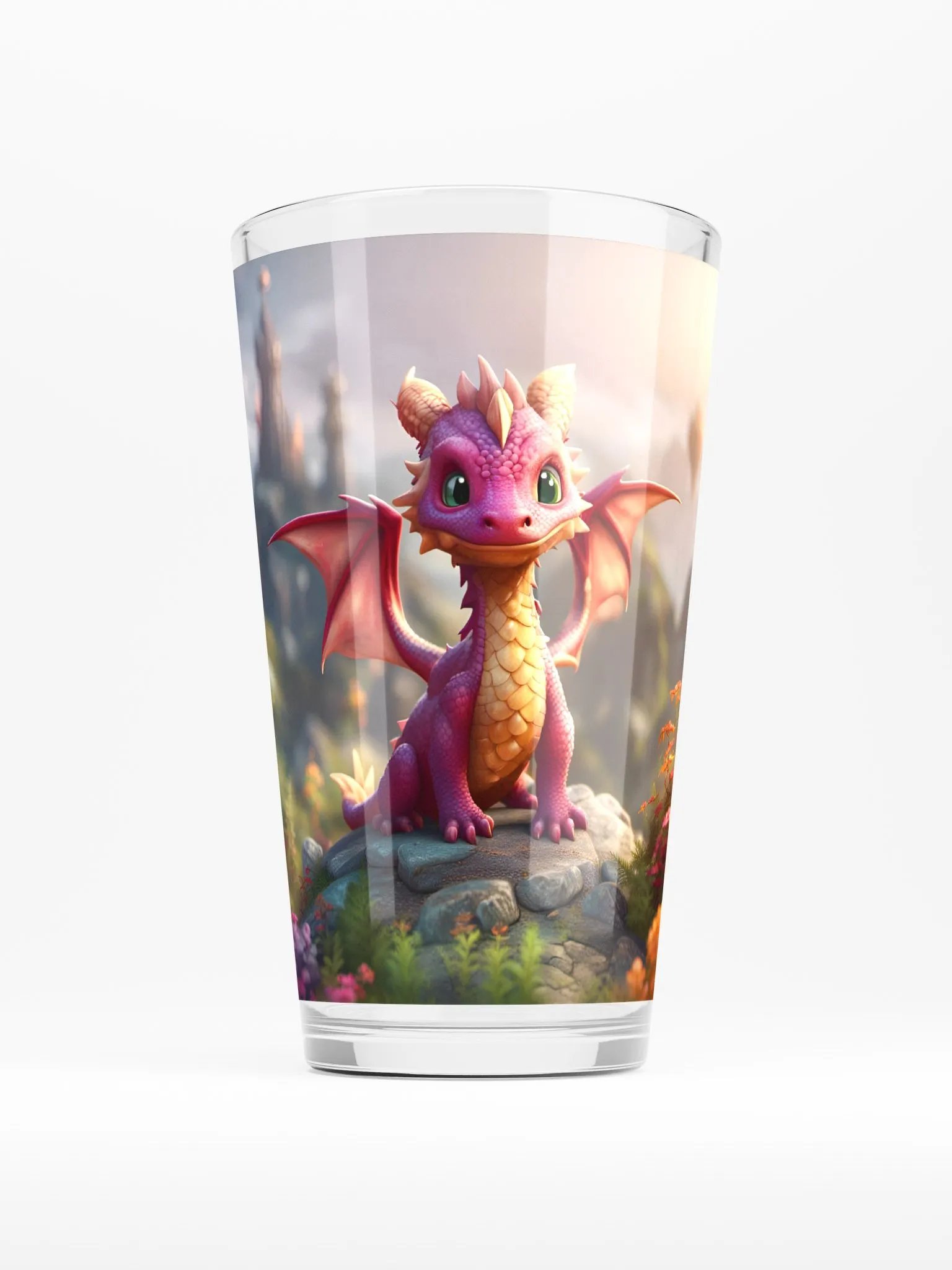 Purple Dragon Pint Glass product image (1)