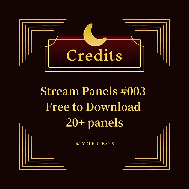 20+ YOUTUBE / TWITCH Stream Panel #003 product image (1)