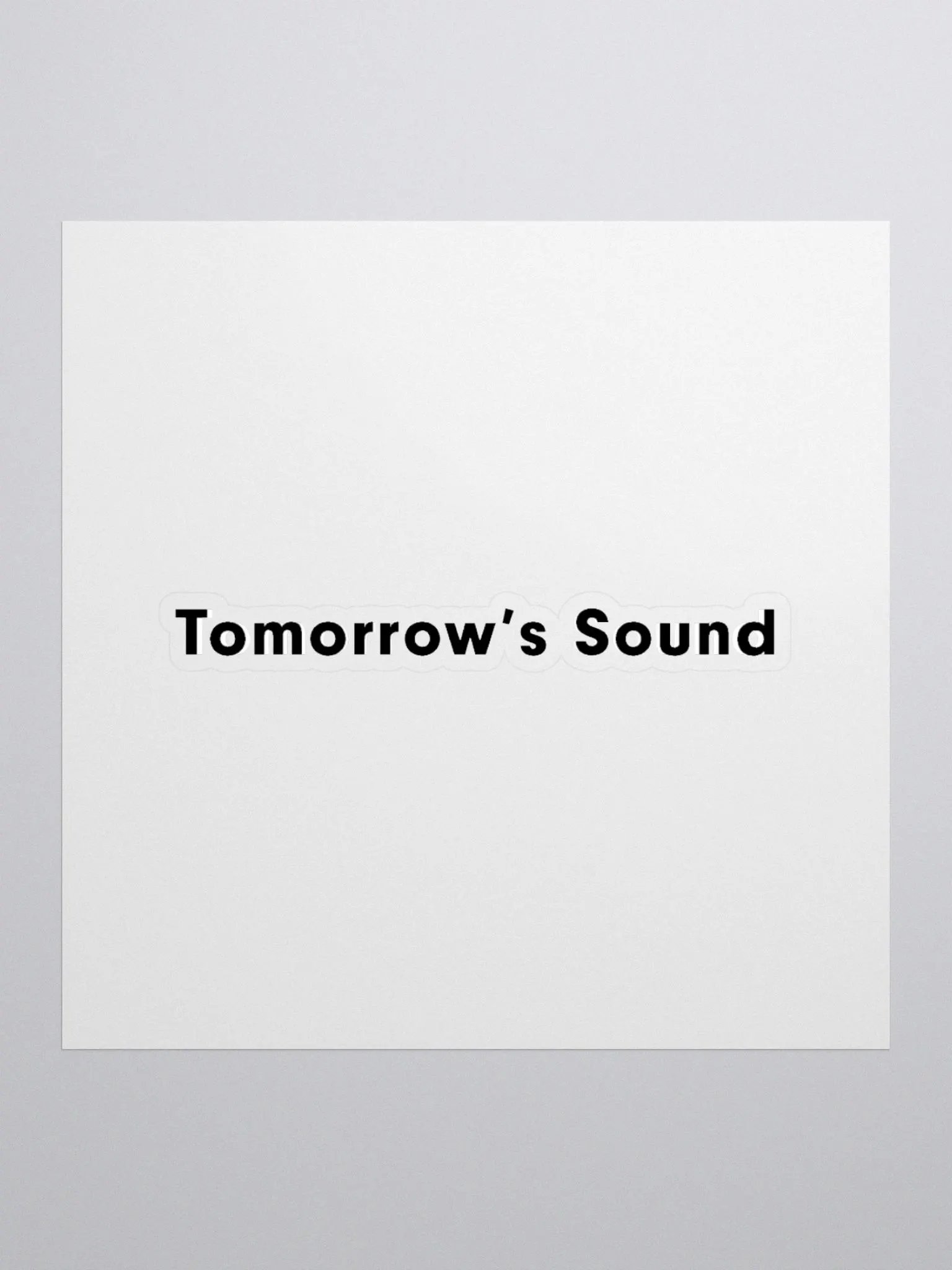 Tomorrow's Sound - Text Sticker product image (1)