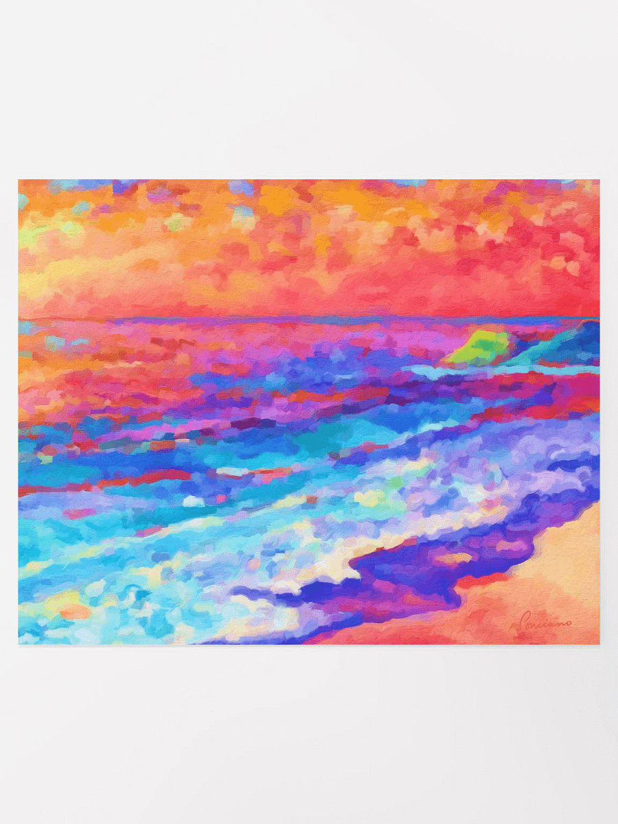 Sunset in Red Poster product image (1)