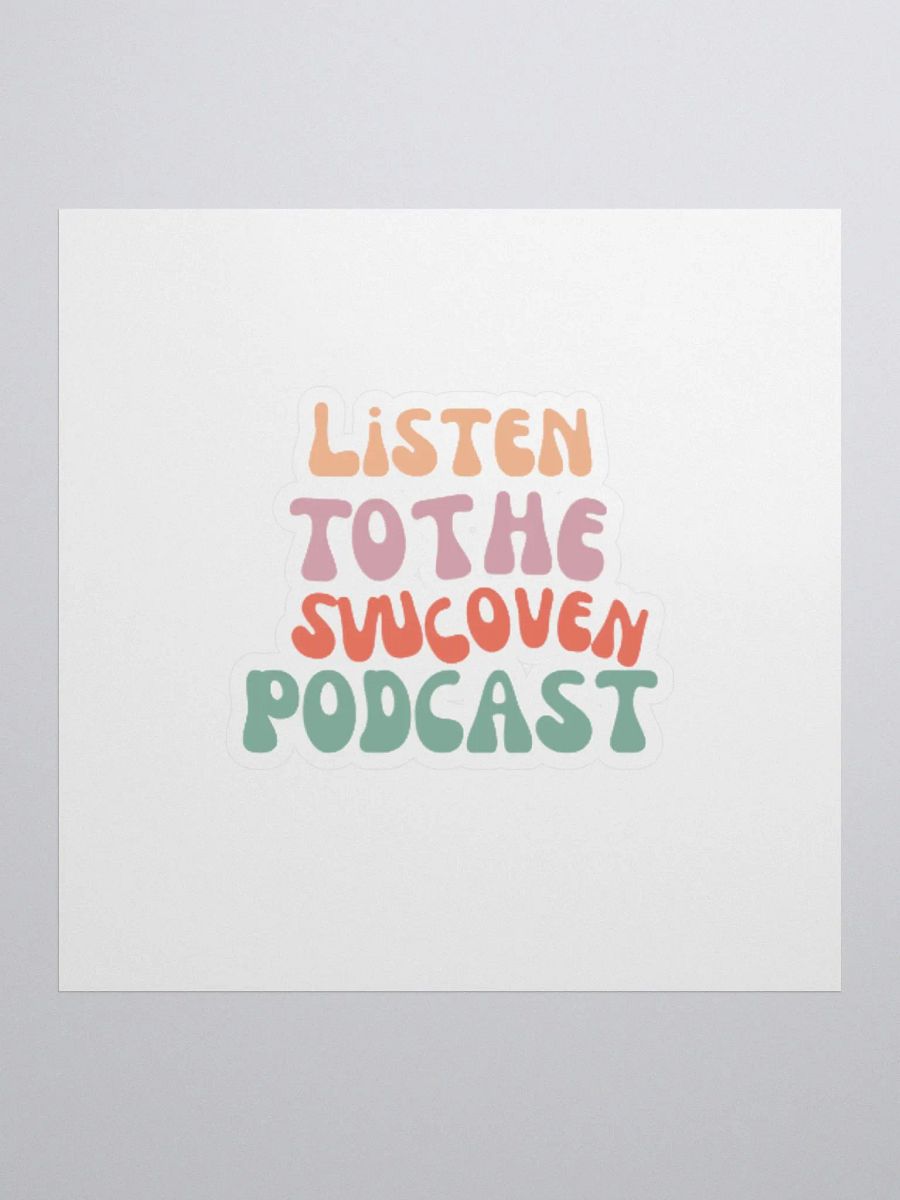 LISTEN STICKER product image (1)