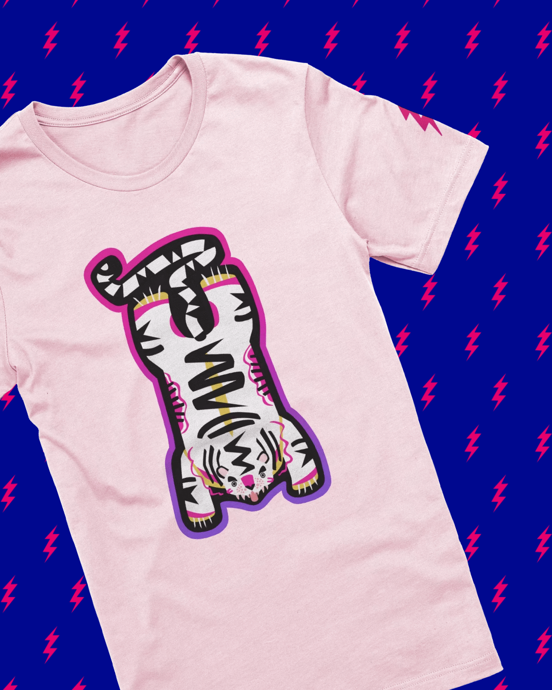 Pink and Purple Tiger - T-Shirt product image (1)