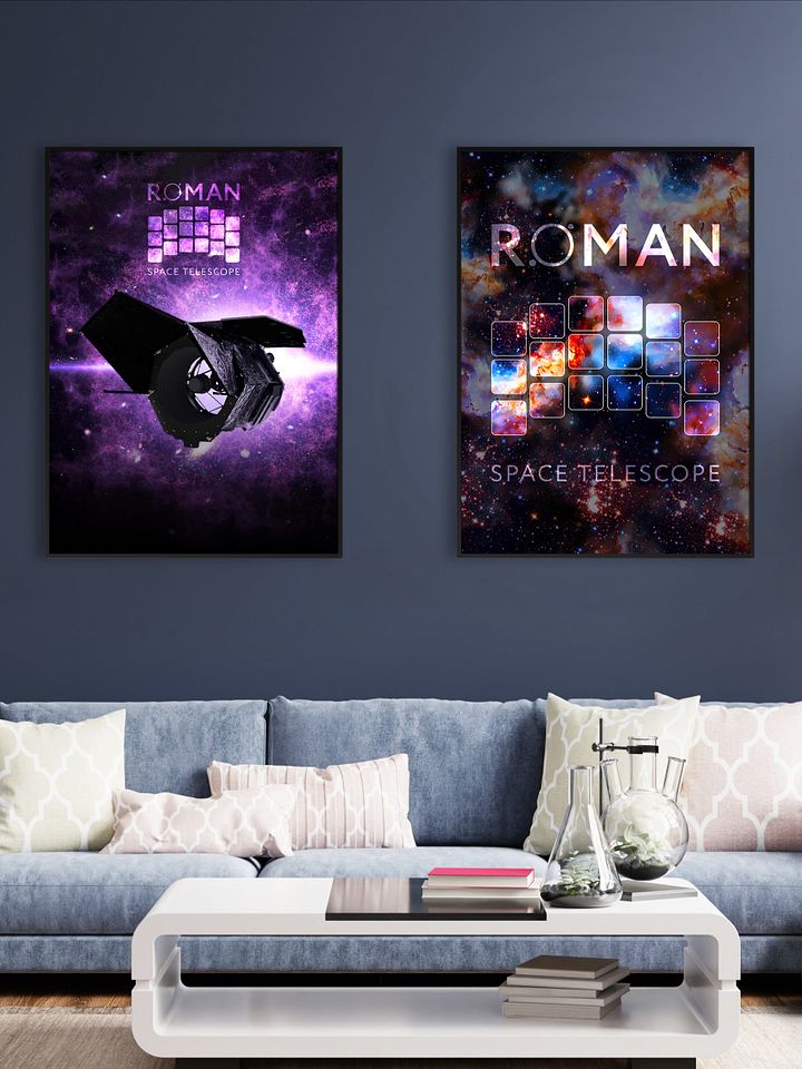 Nancy Grace Roman Space Telescope poster — NASA space print product image (2)