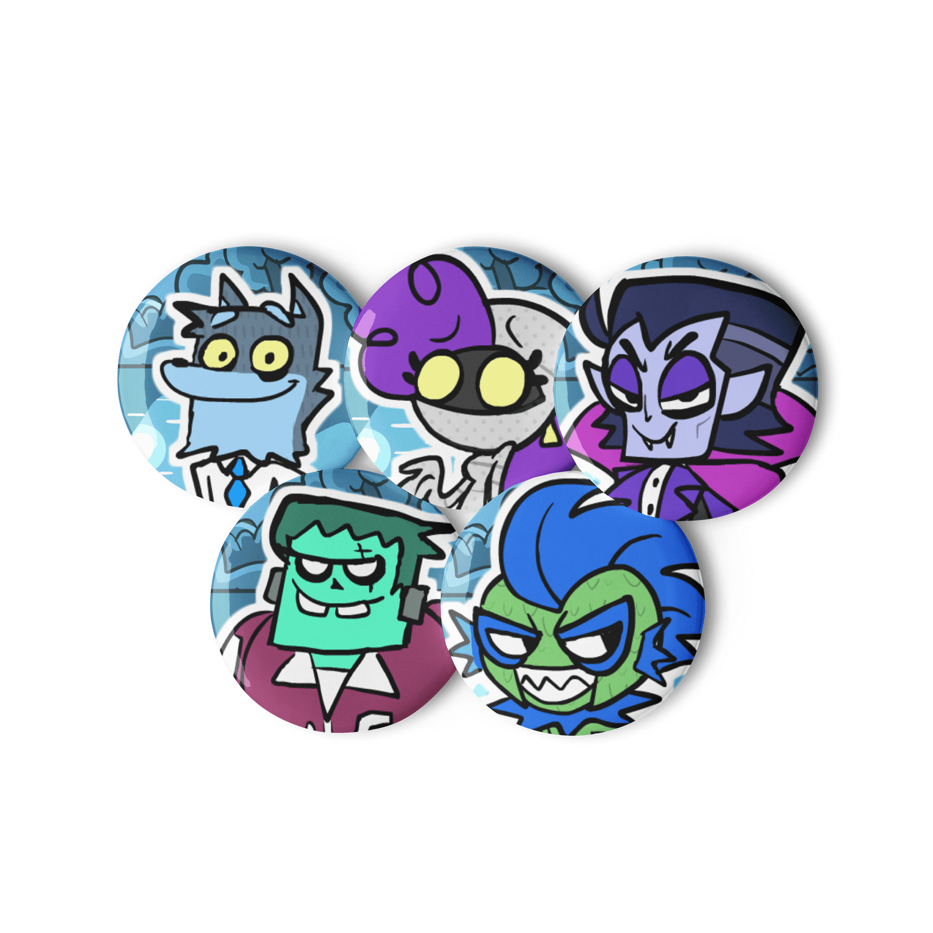 Fester Pin Buttons Set product image (1)