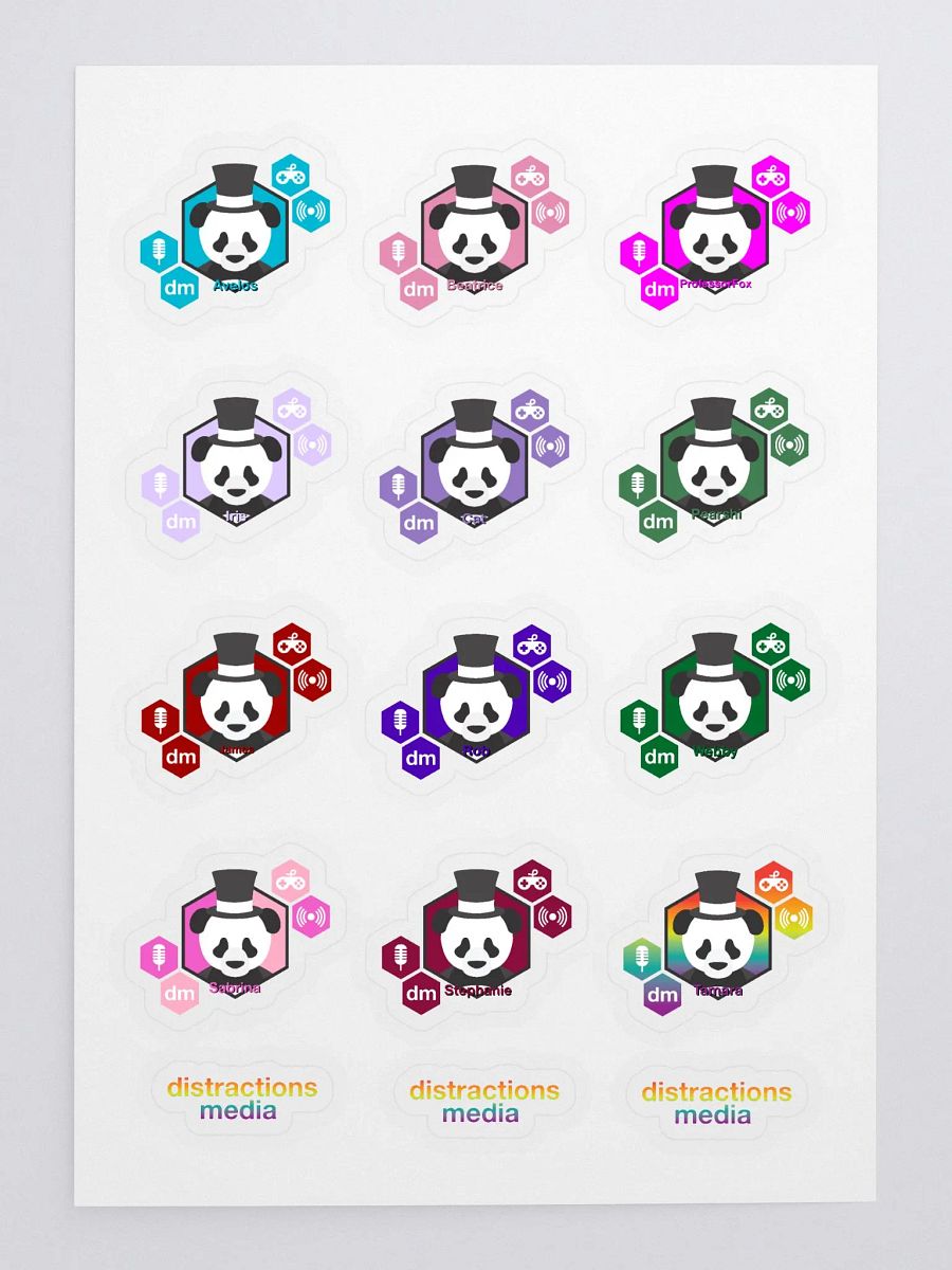 Distractions Sticker Sheet product image (3)