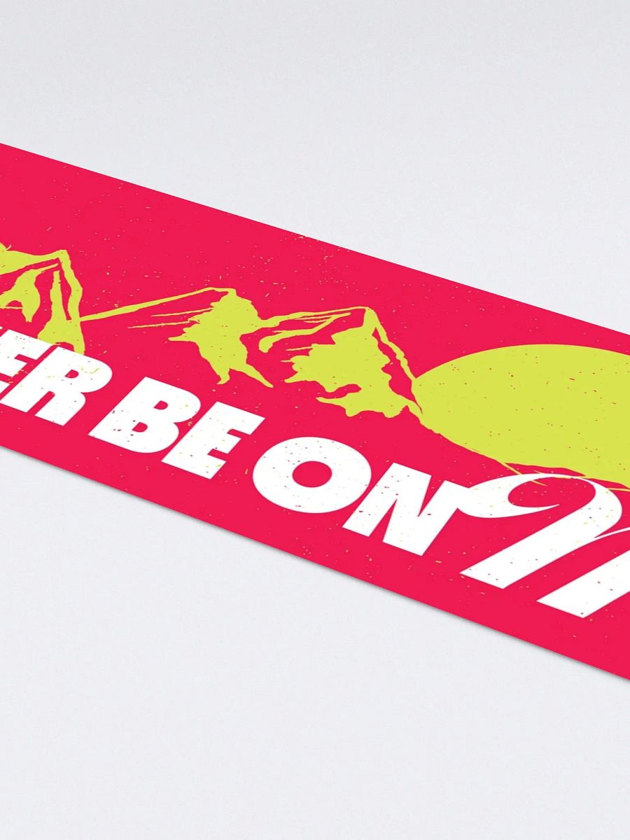 Rather Be On Mars Kiss Cut Bumper Sticker product image (4)