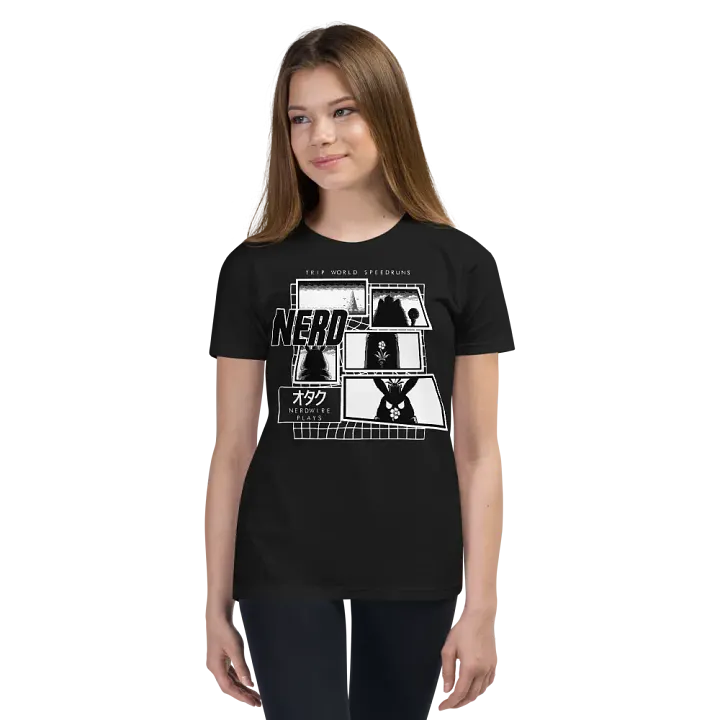 Trip World Speedruns Crew Neck Youth T-Shirt product image (2)