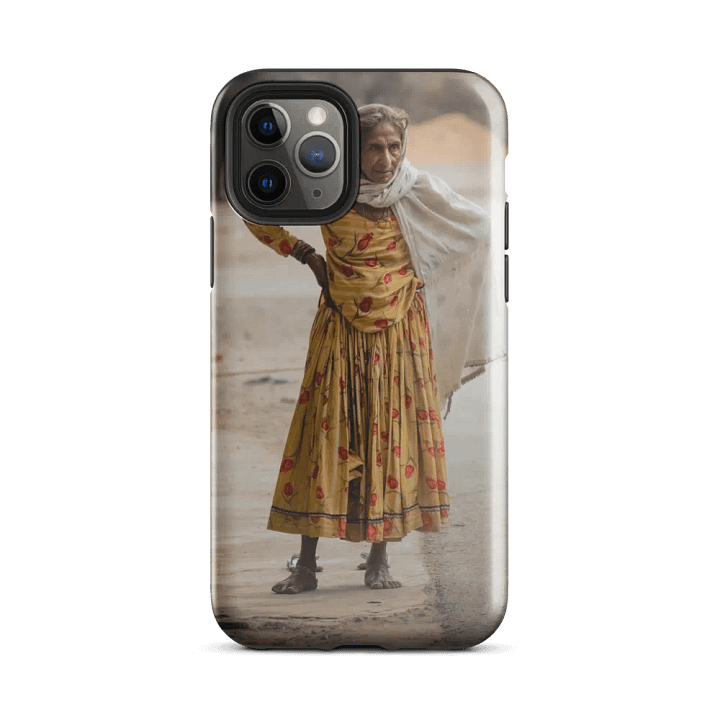Vintage Elderly Woman in Traditional Dress Phone Case product image (27)