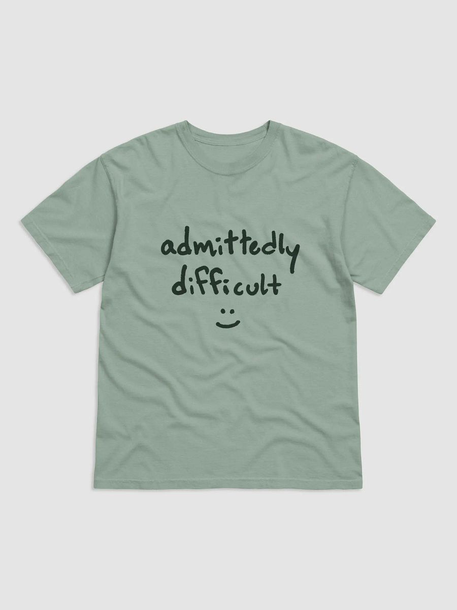 admittedly difficult (#132118) garment-dyed tee product image (1)
