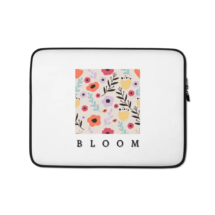 BLOOM Floral Laptop Sleeve product image (1)