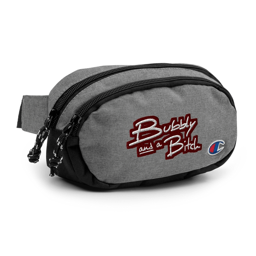 Bubbly and a B*tch (maroon bubble design 2) champion fanny pack product image (3)