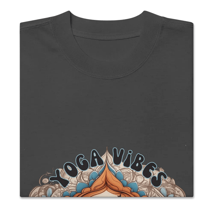 Zen Vibes Oversized Faded T-Shirt product image (5)