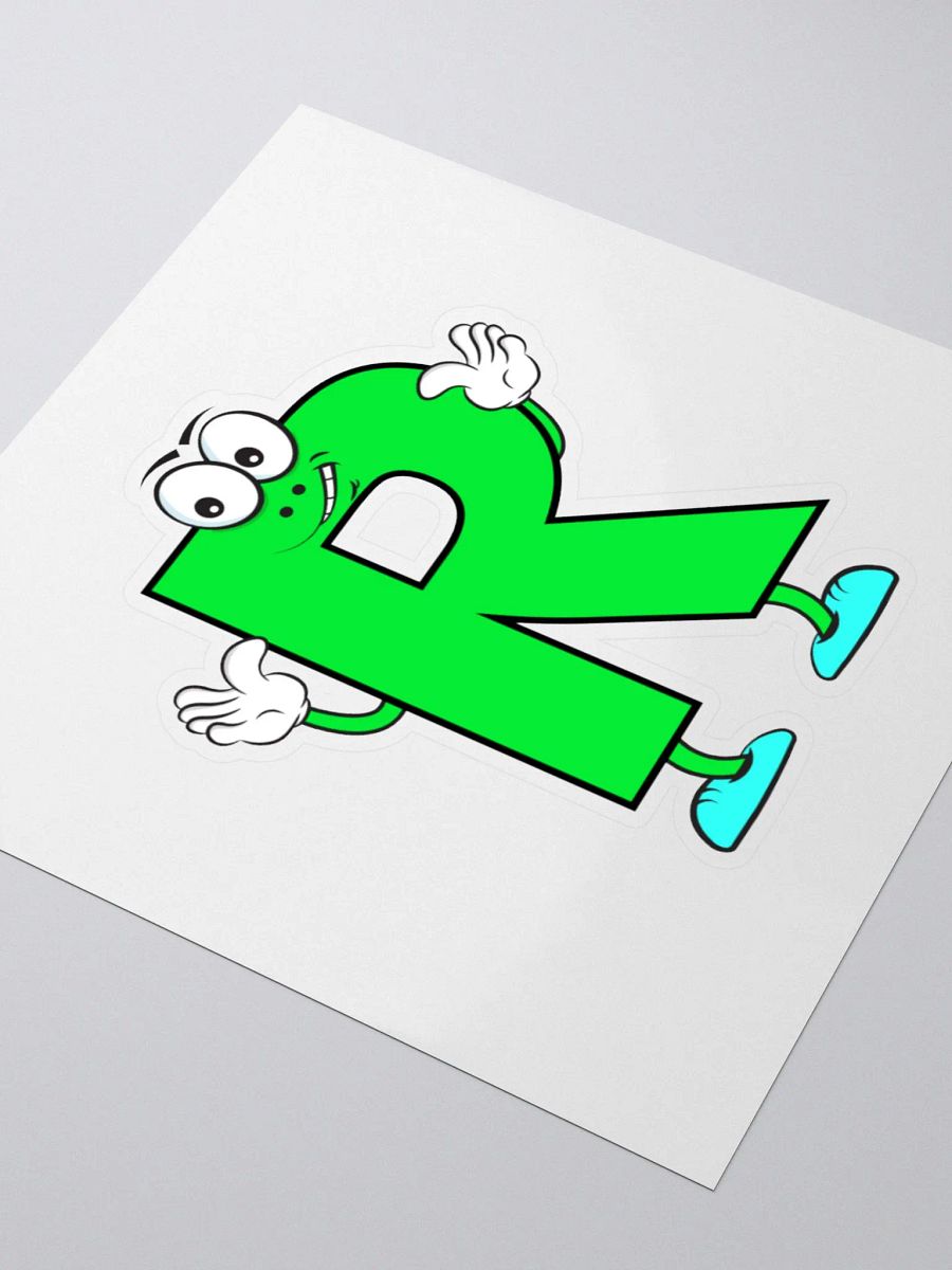R Letter Cartoon Character Sticker product image (8)