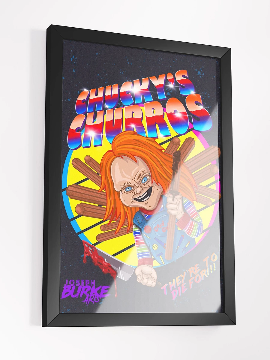 Chucky's Churros - They're To Die For Framed Art product image (3)