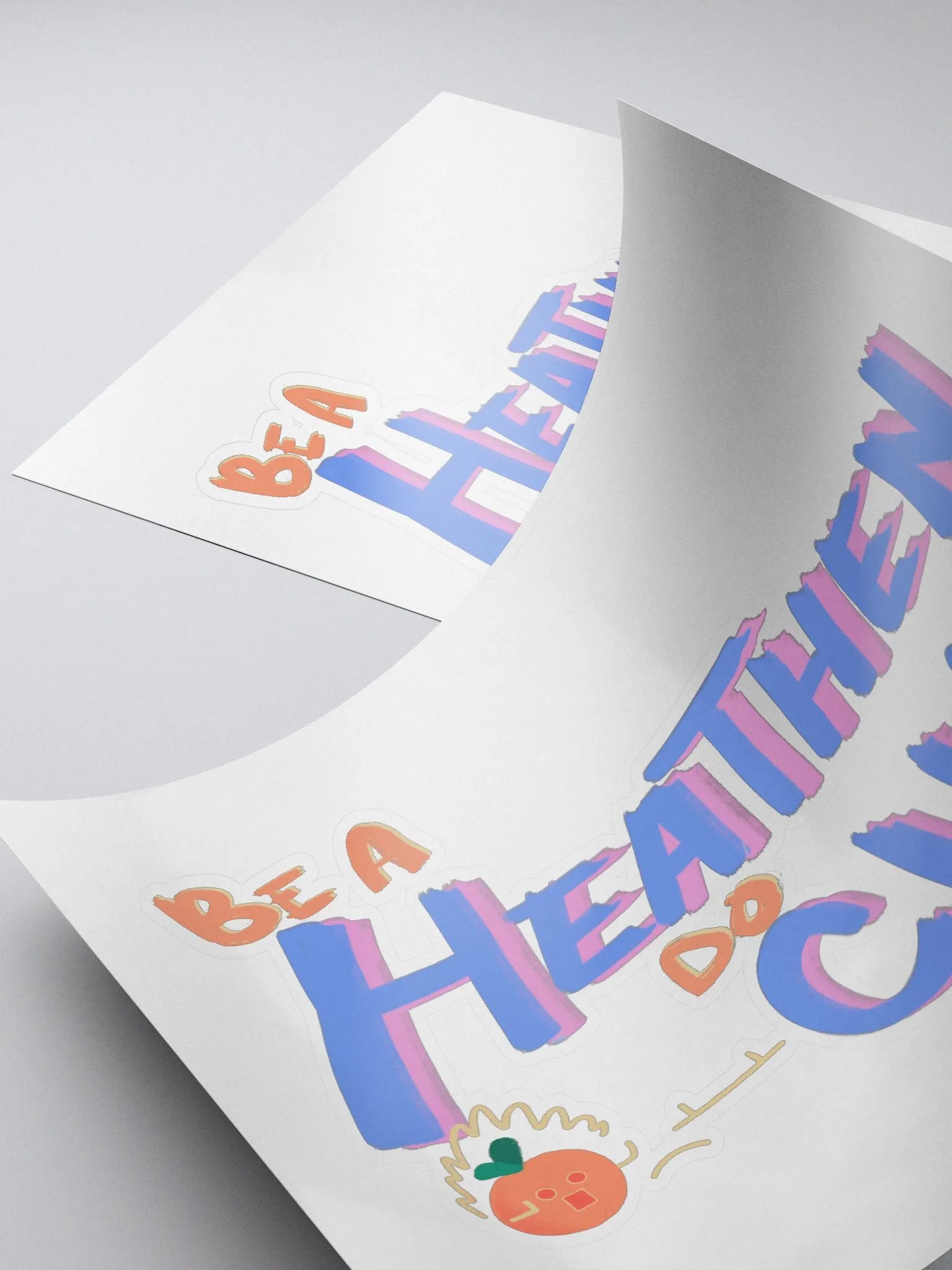Be a Heathen Sticker product image (4)