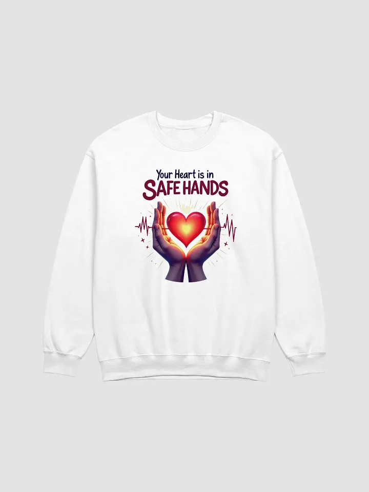 Safe Hands Glow Crewneck Sweatshirt product image (5)