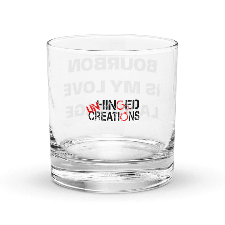 Bourbon is My Love Language Rocks Glass product image (2)