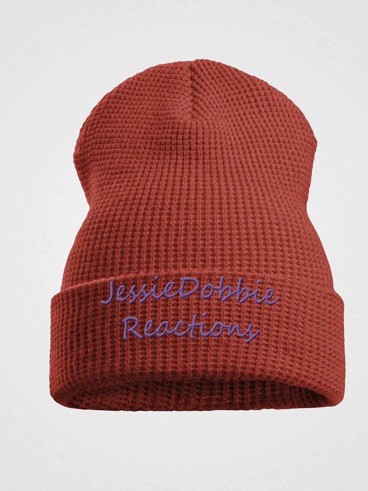Jessie Dobbie rust waffle beanie! product image (1)