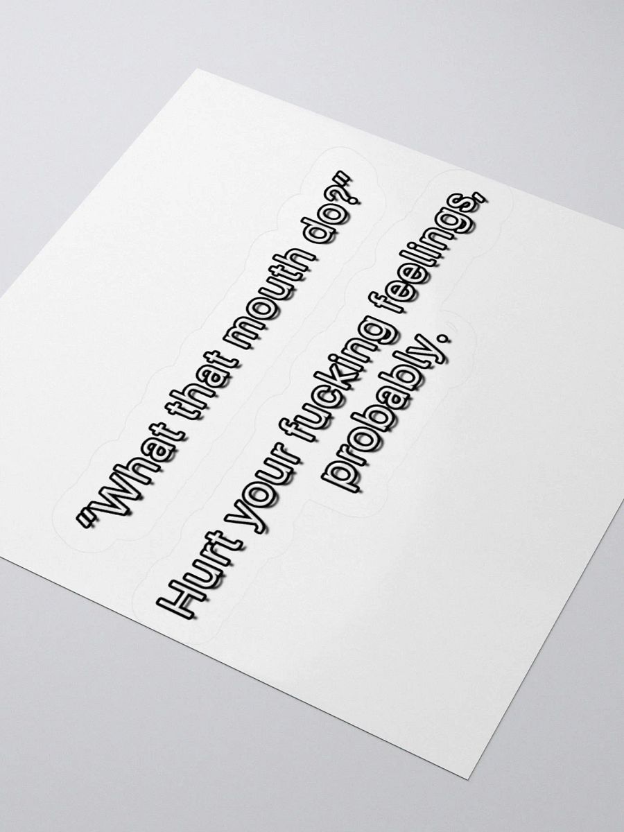 Mouth Do Sticker product image (8)