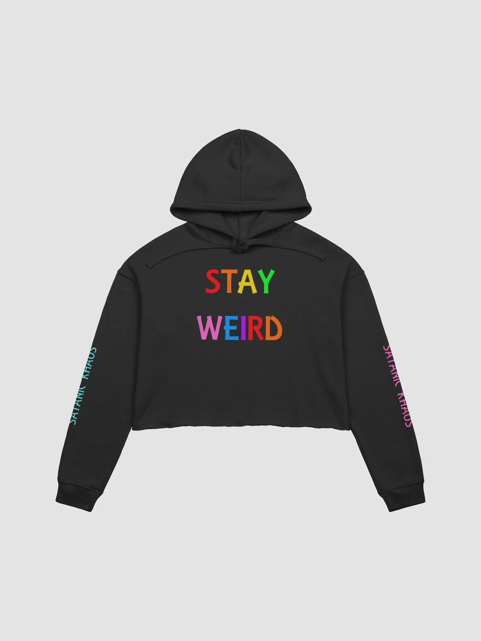 Stay Weird - Crop Hoodie product image (1)