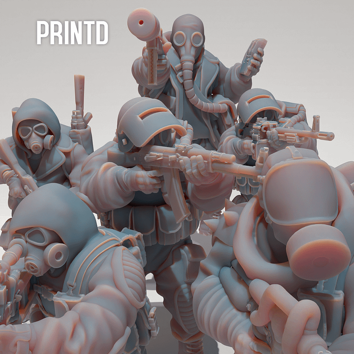 After the Fall Part 2 - Post Apocalyptic Zona Alpha Wargame Hobby Resin Scale Models product image (1)