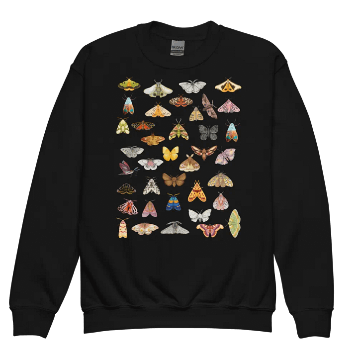 Moth Collage Youth Crewneck Sweatshirt product image (1)