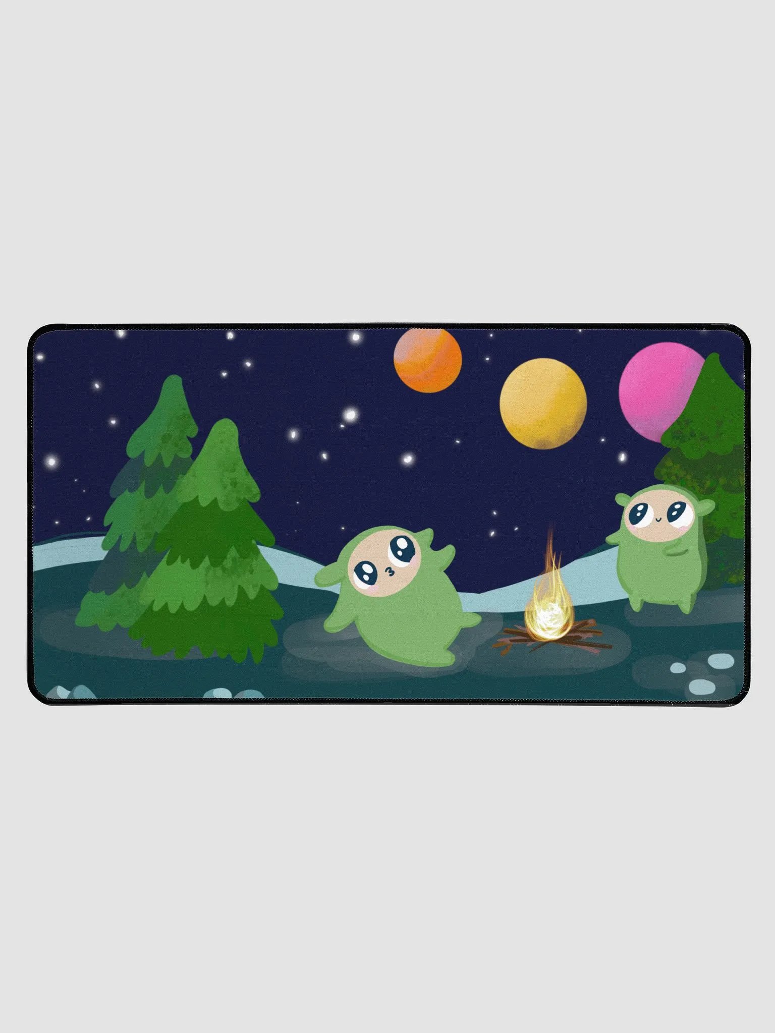 Campfire Adventure Awaits Desk Mat LARGE product image (1)