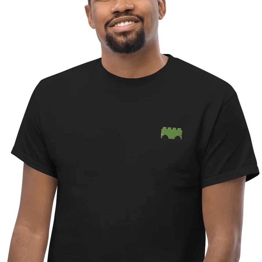 Brick-Car Tee Stitched Green product image (8)
