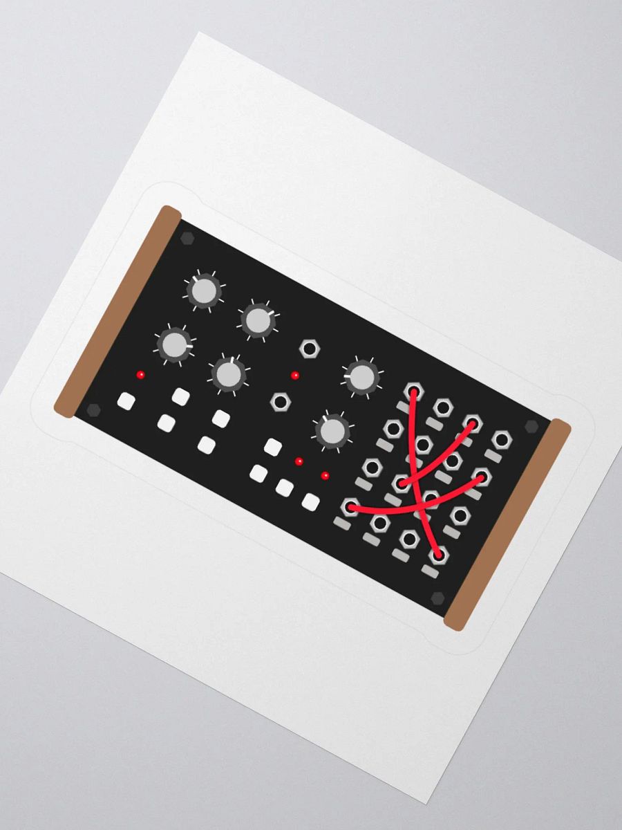 Semi-modular Analog Synth Sticker product image (6)