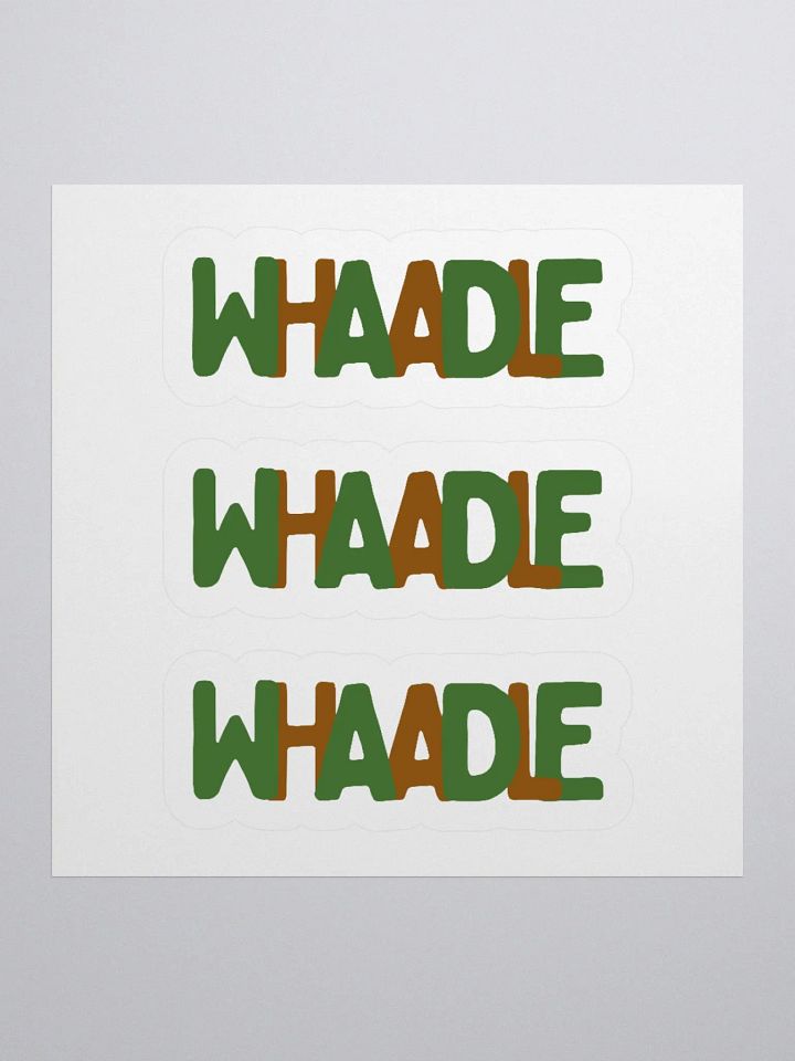 Whaadle Logo Stickers product image (2)