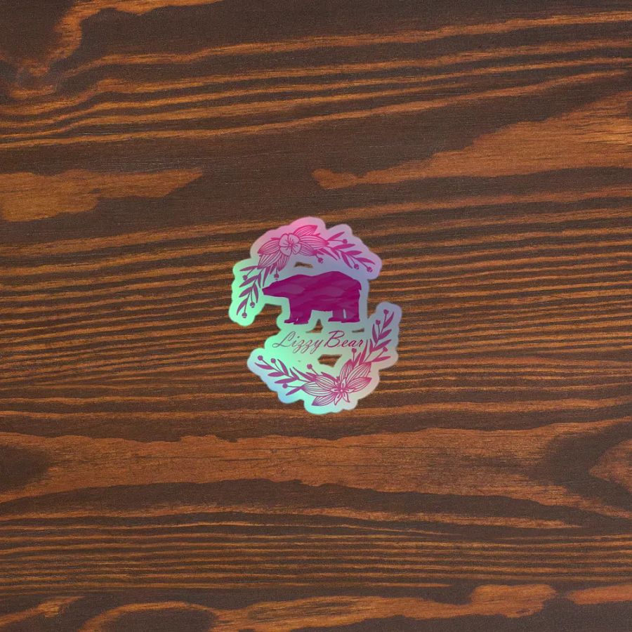 LizzyBear Holographic Sticker product image (11)