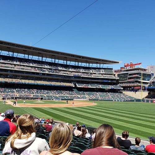Hopefully we win! #twins #wintwins #baseball #targetfield #oriolesbaseball #twinsbaseball #mlb