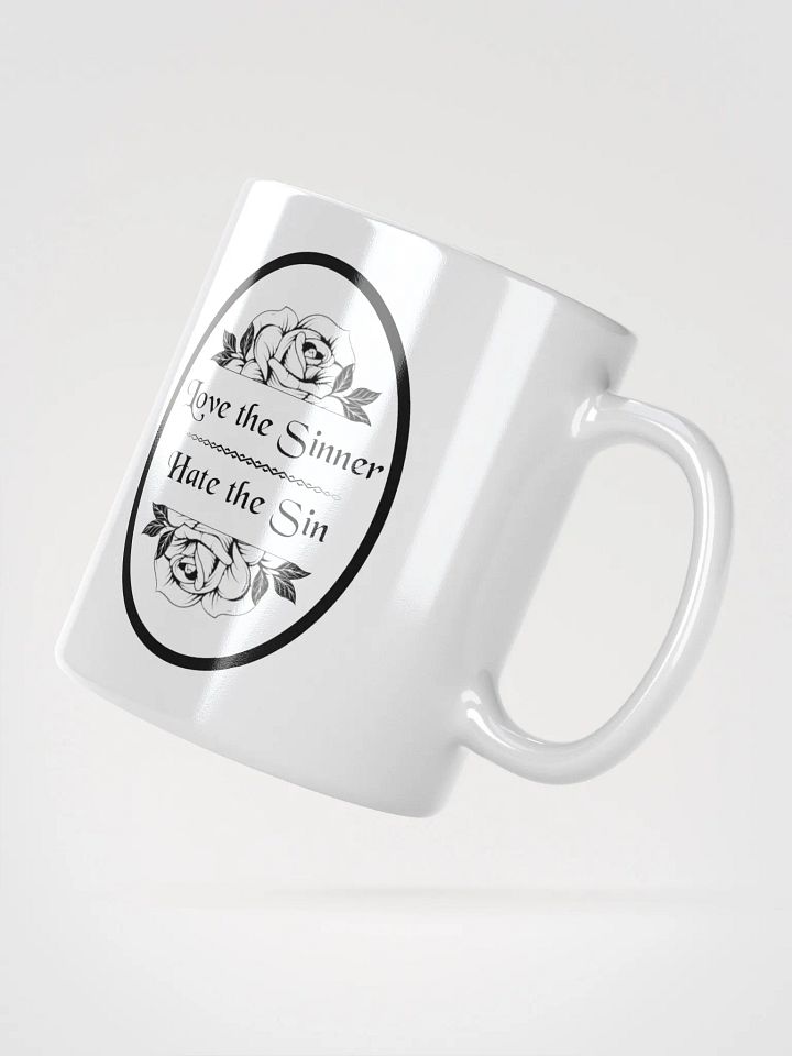 Symmetrical Tattoo Sin Sinner Design Coffee Mug product image (3)