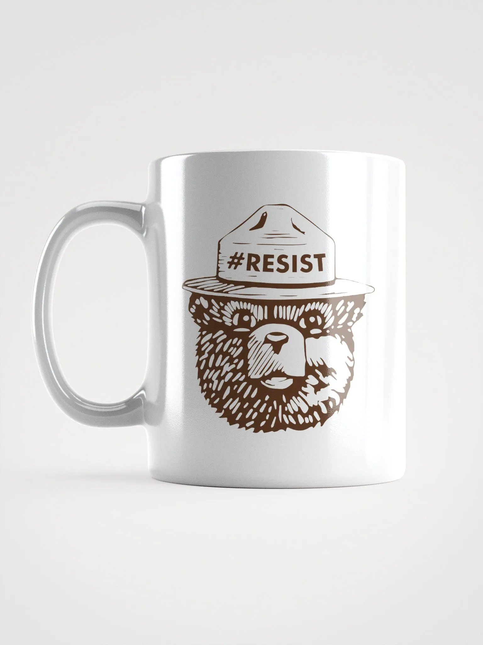 Smokey RESIST BEAR Ceramic Coffee Tea Mug Cup Cafe product image (6)