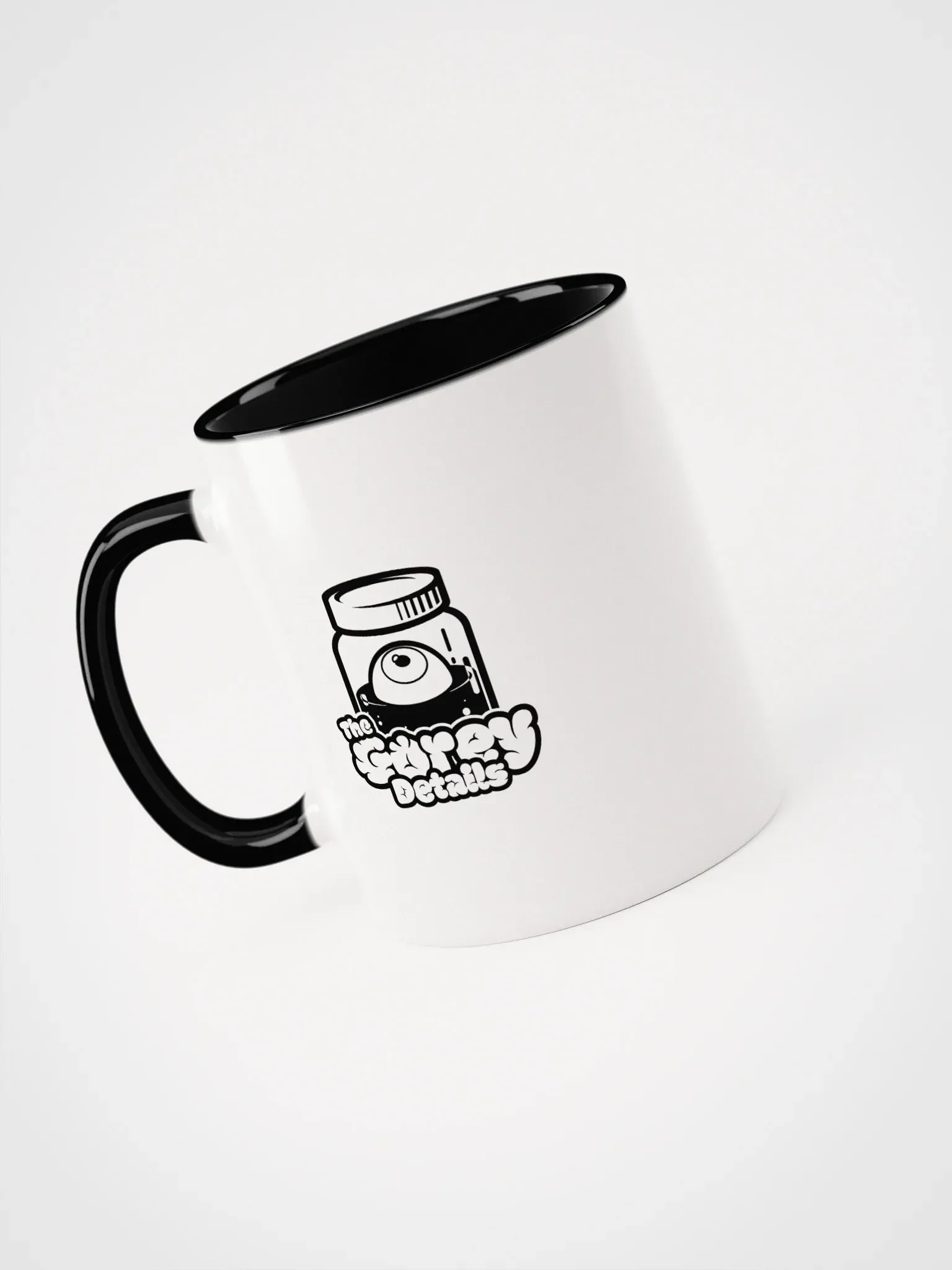 Full Logo Black - Ceramic Mug with Color Inside product image (1)