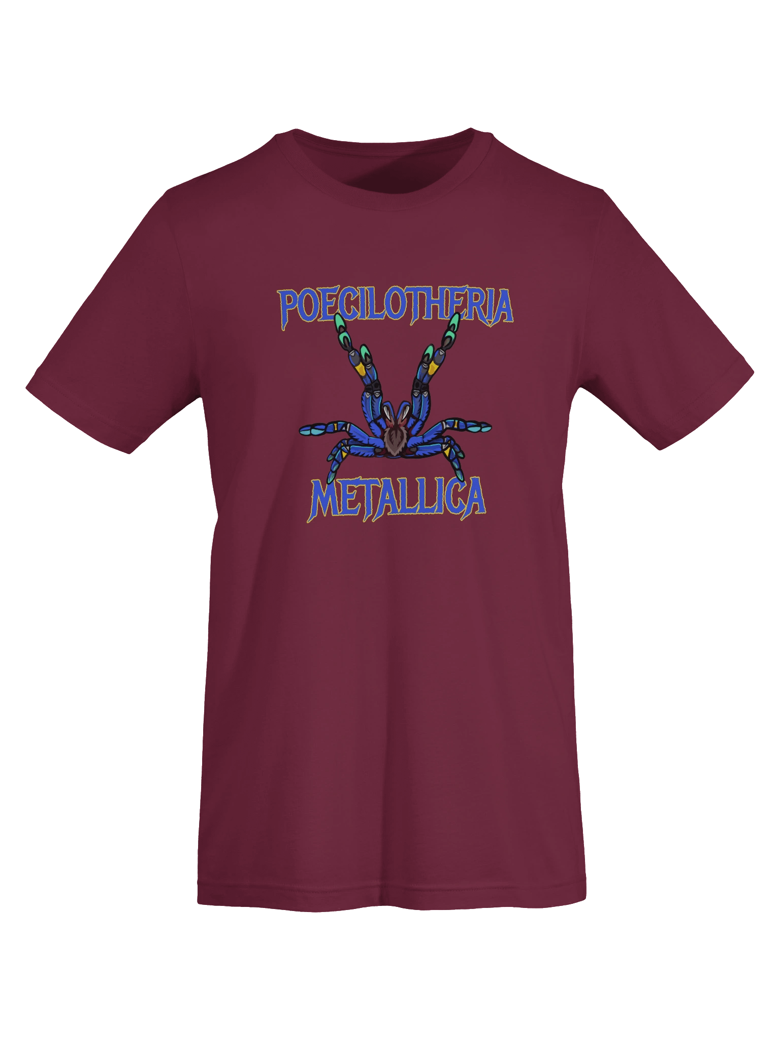 Poecilotheria Metallica T-Shirt Maroon product image (7)